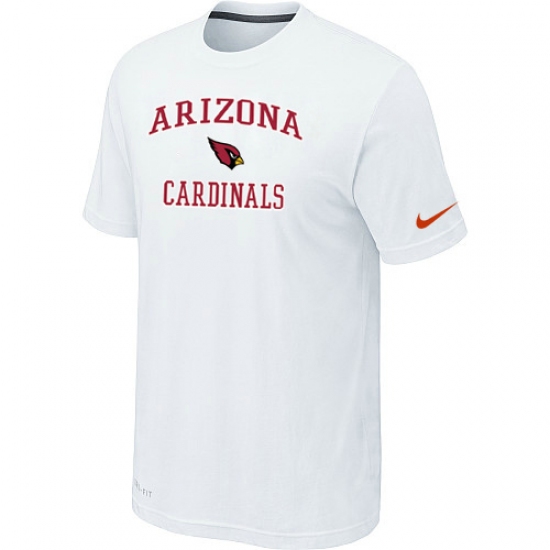Nike Arizona Cardinals Heart & Soul NFL T-Shirt White - Ujersey