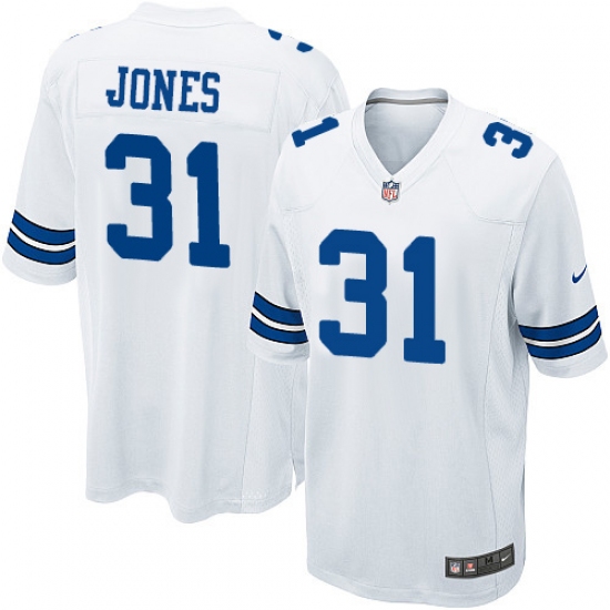 Men's Nike Dallas Cowboys #31 Byron Jones Game White NFL Jersey - Ujersey