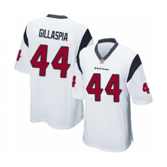 Men's Houston Texans #44 Cullen Gillaspia Game White Football Jersey - Ujersey