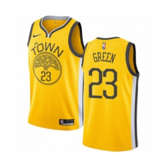Women's Nike Golden State Warriors #23 Draymond Green Yellow Swingman Jersey - Earned Edition - Ujersey