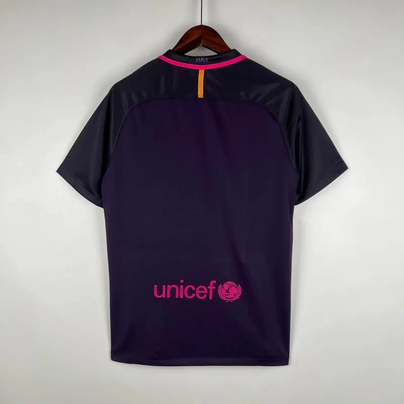 Barcelona Retro Jersey Away Soccer Shirt 2016-17
