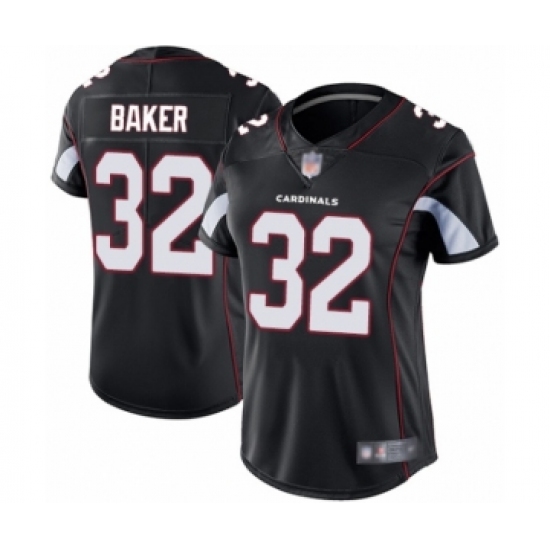 Women's Arizona Cardinals #32 Budda Baker Black Alternate Vapor Untouchable Limited Player Football Jersey - Ujersey