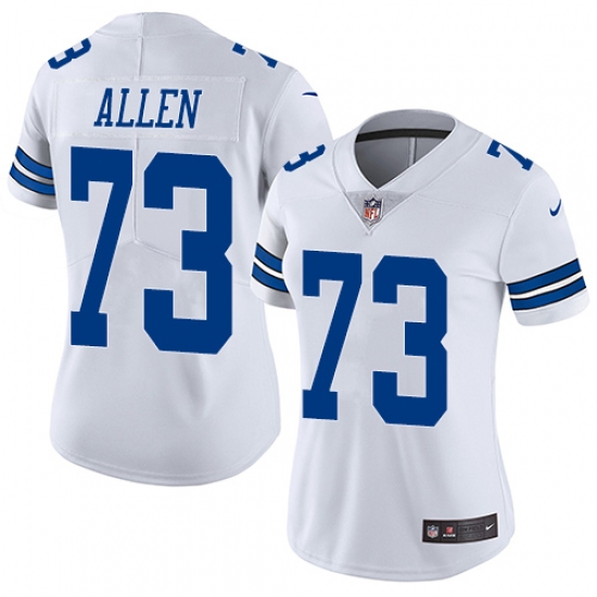 Women's Nike Dallas Cowboys #73 Larry Allen White Vapor Untouchable Limited Player NFL Jersey - Ujersey