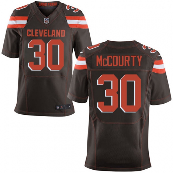 Men's Nike Cleveland Browns #30 Jason McCourty Elite Brown Team Color NFL Jersey - Ujersey