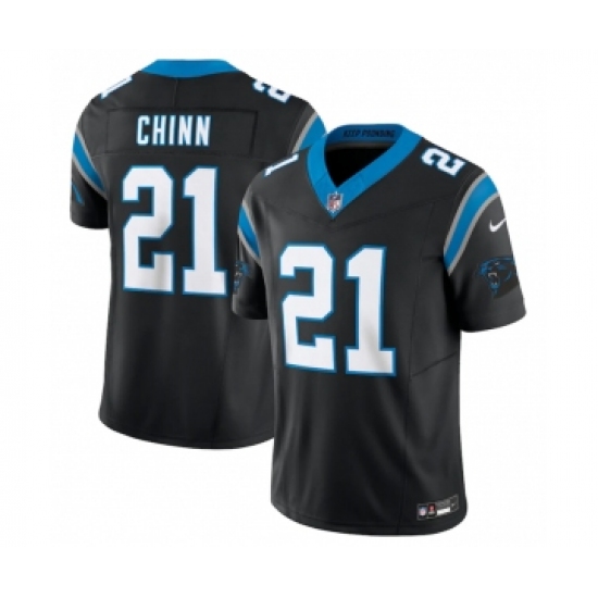 Men's Carolina Panthers #21 Jeremy Chinn Black 2023 F.U.S.E. Vapor Untouchable Stitched Football Jersey - Ujersey