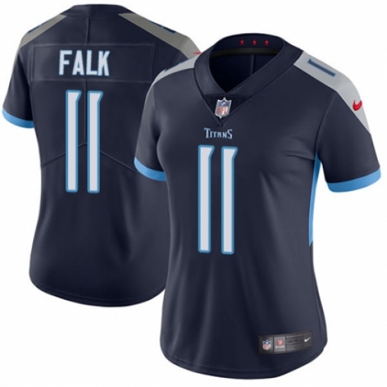 Women's Nike Tennessee Titans #11 Luke Falk Navy Blue Team Color Vapor Untouchable Elite Player NFL Jersey - Ujersey