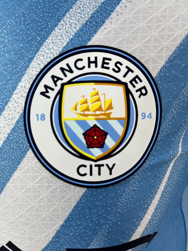 Manchester City Home Long Sleeve Football Jersey Shirt 2025/26 - Ujersey NHL