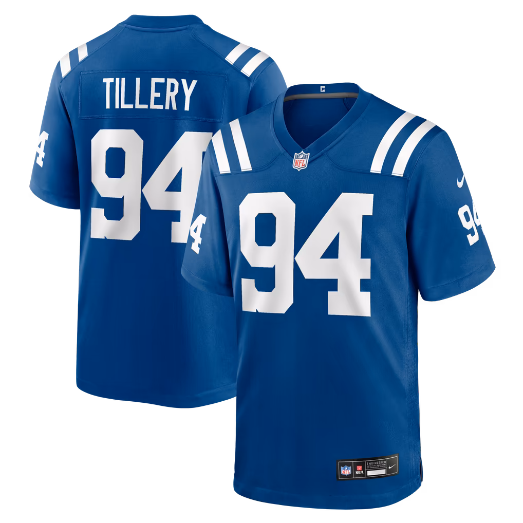 Men's Indianapolis Colts Jerry Tillery Nike Royal Team Game Jersey