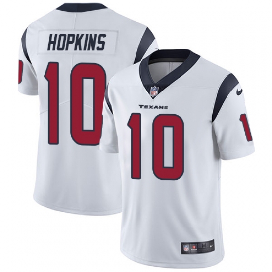 Youth Nike Houston Texans #10 DeAndre Hopkins Elite White NFL Jersey - Ujersey