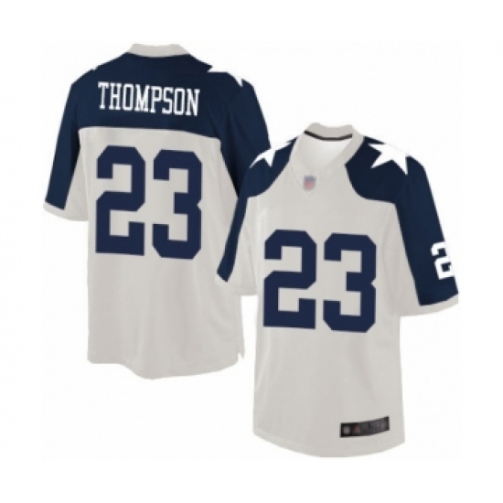 Men's Dallas Cowboys #23 Darian Thompson Limited White Throwback Alternate Football Jersey - Ujersey
