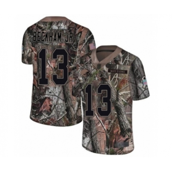 Men's Odell Beckham Jr. Limited Camo Nike Jersey NFL Cleveland Browns #13 Rush Realtree - Ujersey