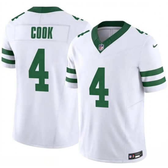 Men's New York Jets #4 Brady Cook White 2025 F.U.S.E. Vapor Untouchable Limited Football Stitched Jersey - Ujersey