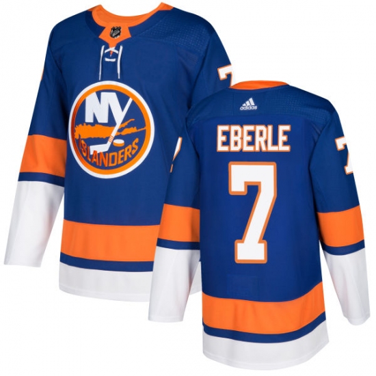 Youth Adidas New York Islanders #7 Jordan Eberle Premier Royal Blue Home NHL Jersey - Ujersey