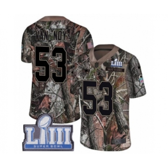 Youth Nike New England Patriots #53 Kyle Van Noy Camo Untouchable Limited Super Bowl LIII Bound NFL Jersey - Ujersey