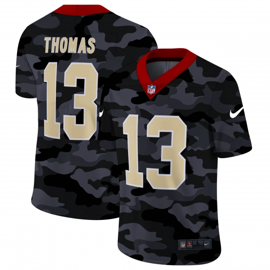Men's New Orleans Saints #13 Michael Thomas Camo 2020 Nike Limited Jersey - Ujersey
