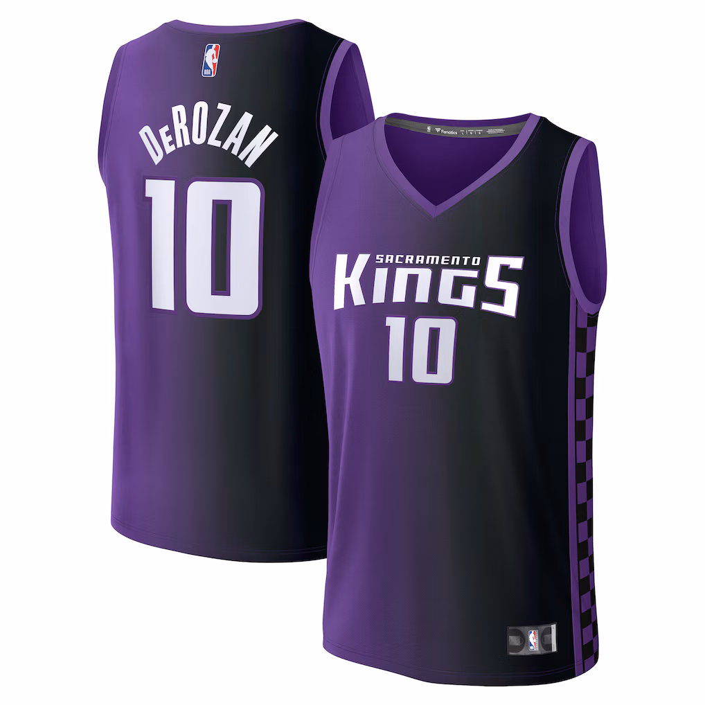 Youth Sacramento Kings DeMar DeRozan Fanatics Purple Fast Break Replica Player Jersey - Statement Edition - ujerseystore