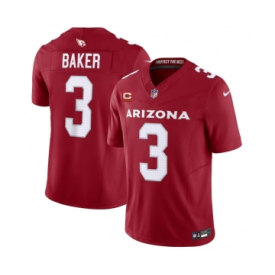 Men's Nike Arizona Cardinals #3 Budda Baker Red 2023 F.U.S.E. 4-Star C Vapor Untouchable F.U.S.E. Limited Football Stitched Jersey - Ujersey