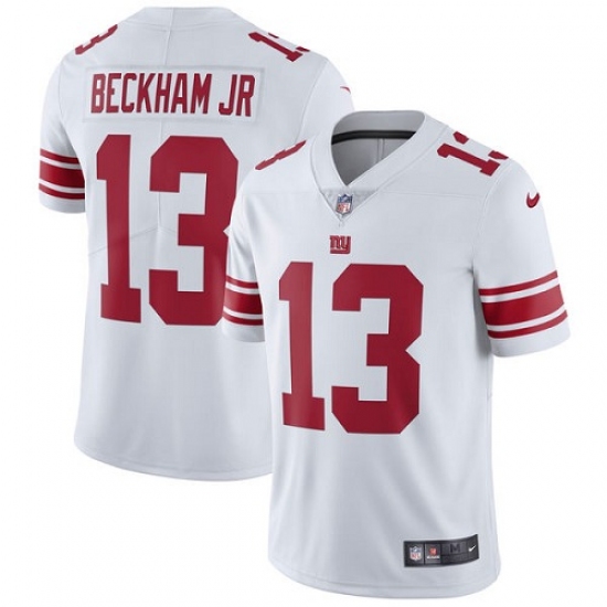 Youth Nike New York Giants #13 Odell Beckham Jr White Vapor Untouchable Limited Player NFL Jersey - Ujersey