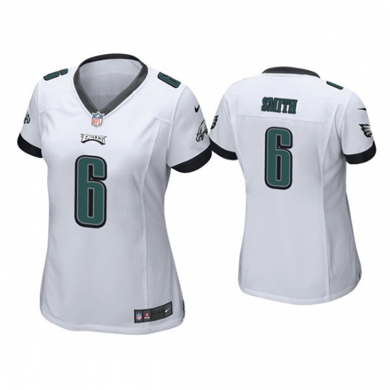 Women's Philadelphia Eagles #6 DeVonta Smith White Vapor Untouchable Limited Stitched Football Jersey(Run Small) - Ujersey