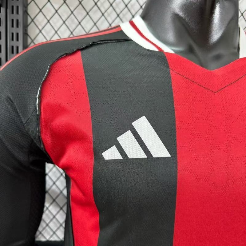 River Plate Soccer Jersey Away Long Sleeve Shirt 2025/26