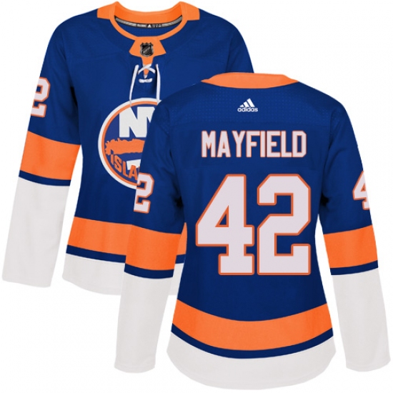 Women's Adidas New York Islanders #42 Scott Mayfield Premier Royal Blue Home NHL Jersey - Ujersey