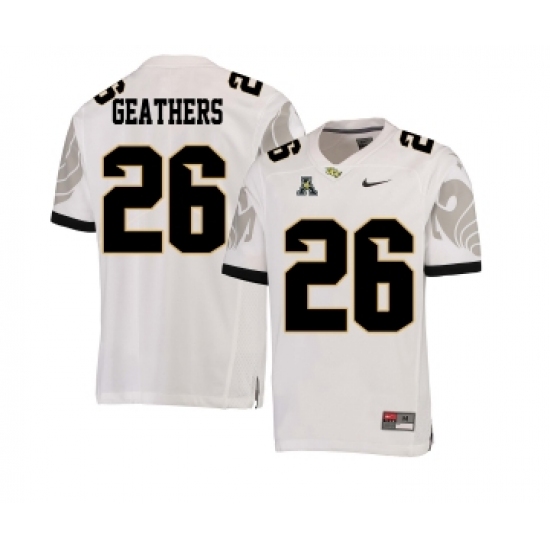UCF Knights 26 Clayton Geathers White College Football Jersey - Ujersey