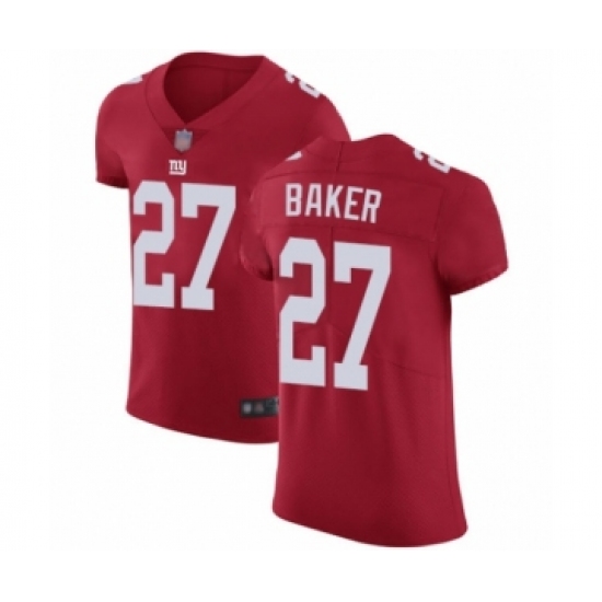 Men's New York Giants #27 Deandre Baker Red Alternate Vapor Untouchable Elite Player Football Jersey - Ujersey