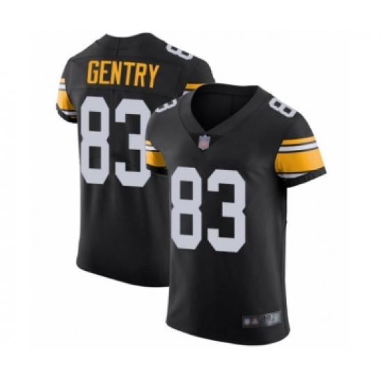 Men's Pittsburgh Steelers #83 Zach Gentry Black Alternate Vapor Untouchable Elite Player Football Jersey - Ujersey