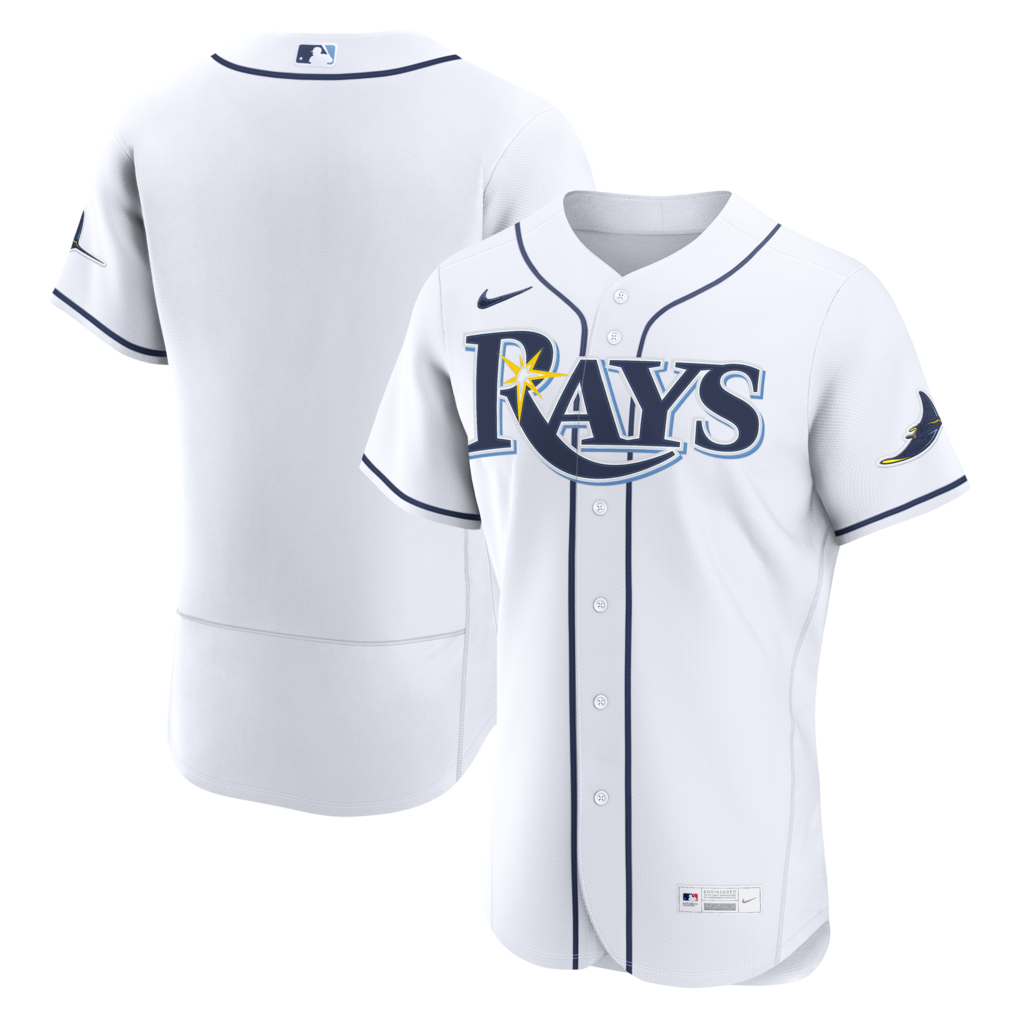 Men's Tampa Bay Rays  Nike White Home Authentic Jersey - Ujersey