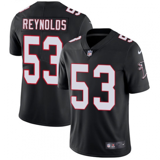 Youth Nike Atlanta Falcons #53 LaRoy Reynolds Black Alternate Vapor Untouchable Limited Player NFL Jersey - Ujersey