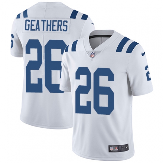 Youth Nike Indianapolis Colts #26 Clayton Geathers Elite White NFL Jersey - Ujersey