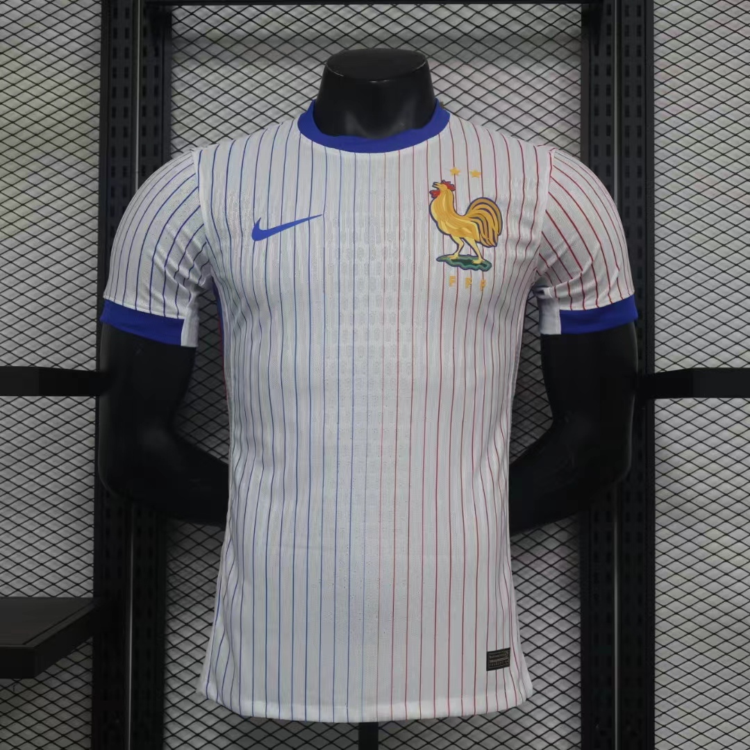 France Soccer Jersey Away Shirt EURO 2024