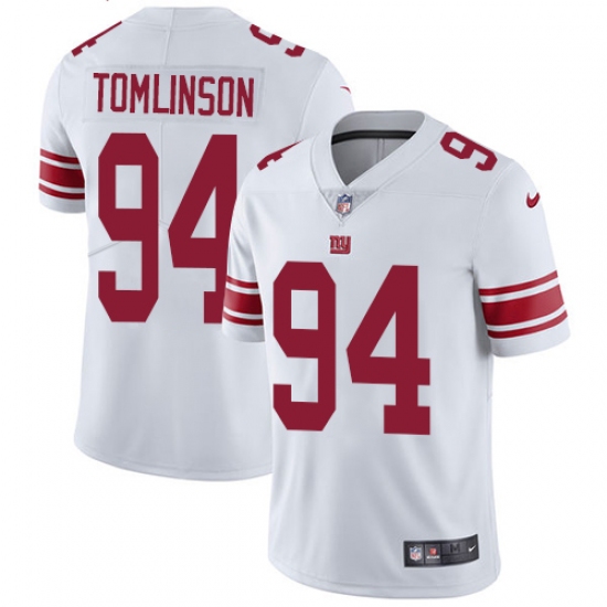 Men's Nike New York Giants #94 Dalvin Tomlinson White Vapor Untouchable Limited Player NFL Jersey - Ujersey