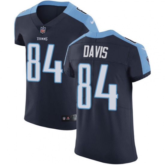 Men's Nike Tennessee Titans #84 Corey Davis Navy Blue Alternate Vapor Untouchable Elite Player NFL Jersey - Ujersey