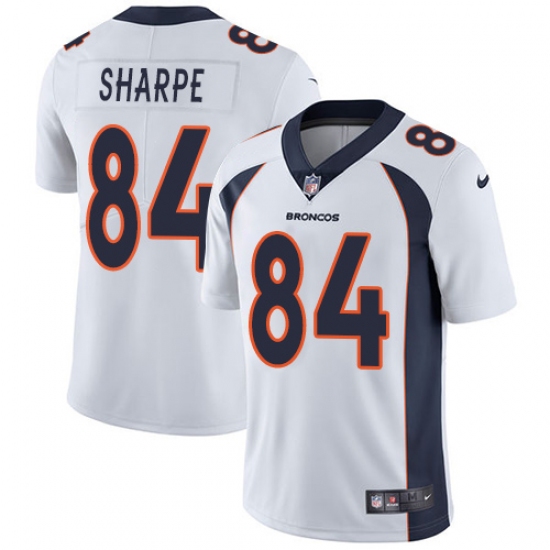 Youth Nike Denver Broncos #84 Shannon Sharpe Elite White NFL Jersey - Ujersey