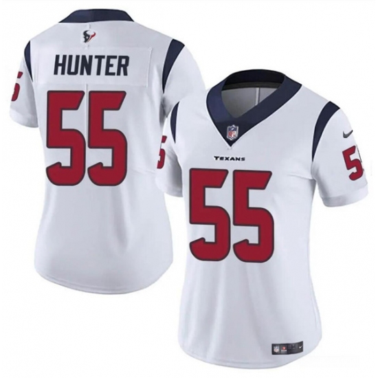 Women's Houston Texans #55 Danielle Hunter White Vapor Untouchable Limited Stitched Jersey - Ujersey