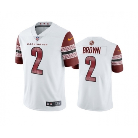 Men's Washington Commanders #2 Dyami Brown White Vapor Untouchable Stitched Football Jersey - Ujersey