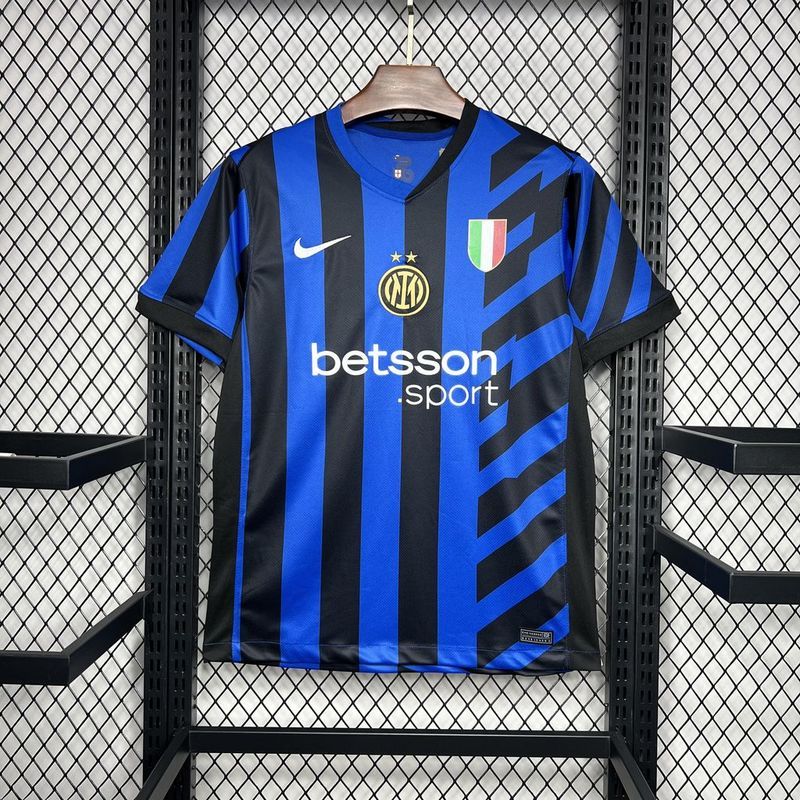 Inter Milan Soccer Jersey Home Custom Shirt 2024/25 - ujerseystore