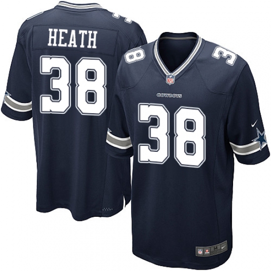 Men's Nike Dallas Cowboys #38 Jeff Heath Game Navy Blue Team Color NFL Jersey - Ujersey