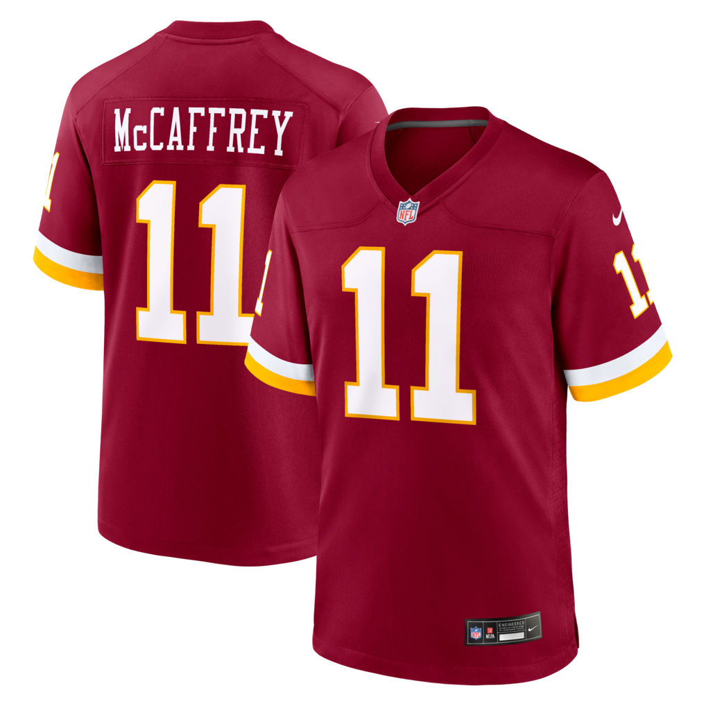 Men's Washington Commanders Luke McCaffrey Nike Burgundy Game Jersey