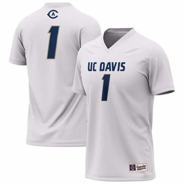 Unisex GameDay Greats White UC Davis Aggies Lightweight Collegiate Men's Lacrosse Fashion Jersey - ujerseystore