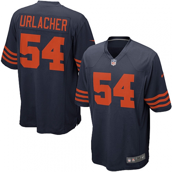 Men's Nike Chicago Bears #54 Brian Urlacher Game Navy Blue Alternate NFL Jersey - Ujersey
