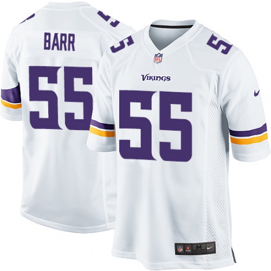 Men's Nike Minnesota Vikings #55 Anthony Barr Game White NFL Jersey - Ujersey