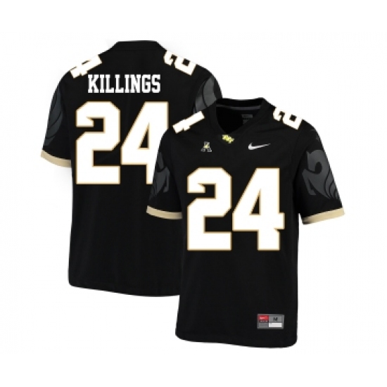 UCF Knights 24 D.J. Killings Black College Football Jersey - Ujersey