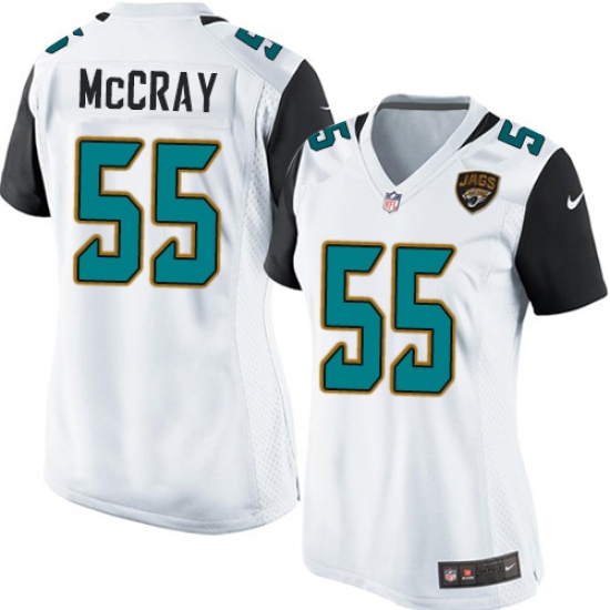 Women's Nike Jacksonville Jaguars #55 Lerentee McCray Game White NFL Jersey - Ujersey