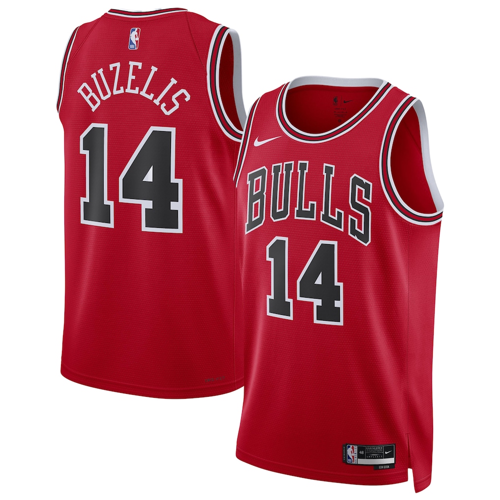 Unisex Chicago Bulls Matas Buzelis Nike Red Swingman Player Jersey - Icon Edition - Ujersey NFL Shop
