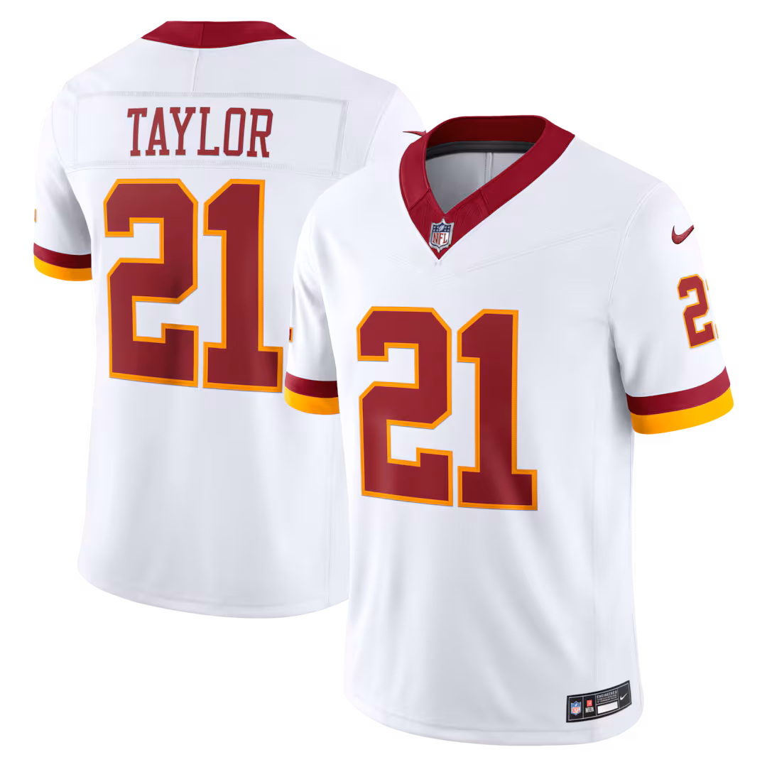 Men's Washington Commanders Sean Taylor Nike White Vapor F.U.S.E. Stitched Retired Limited Jersey