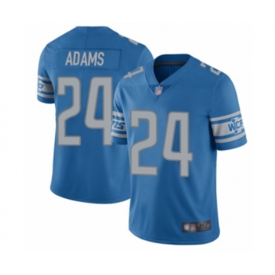 Men's Detroit Lions #24 Andrew Adams Blue Team Color Vapor Untouchable Limited Player Football Jersey - Ujersey