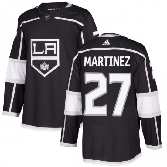 Youth Adidas Los Angeles Kings #27 Alec Martinez Authentic Black Home NHL Jersey - Ujersey