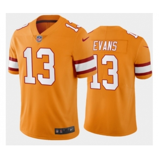 Men's Tampa Bay Buccaneers #13 Mike Evans Orange Vapor Untouchable Limited Stitched Jersey - Ujersey